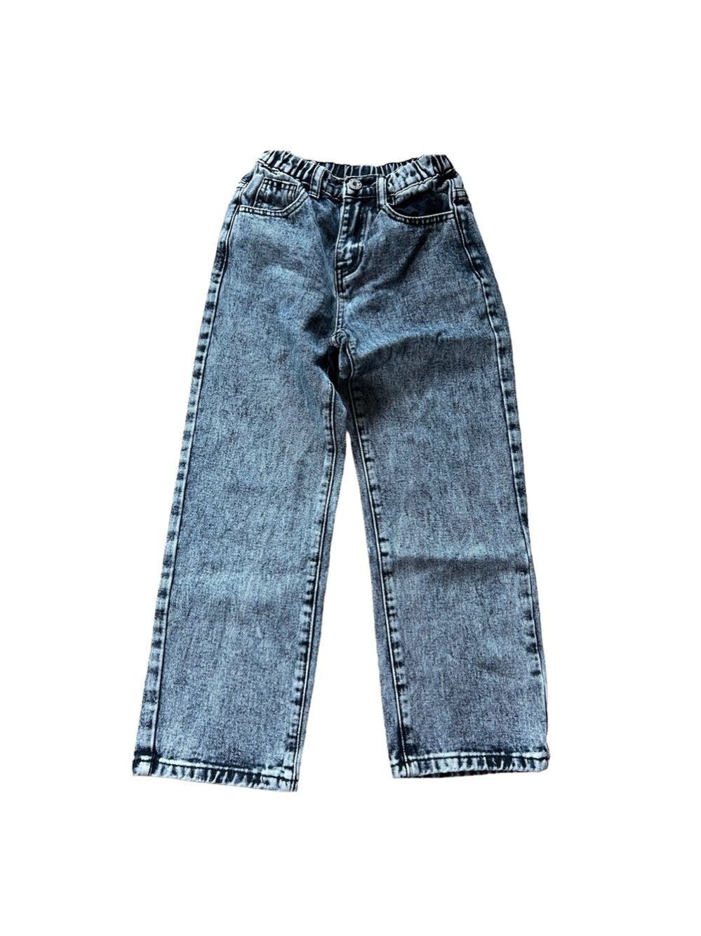 Cronns Black Acid Wash Jeans Kids Size 6 / 7